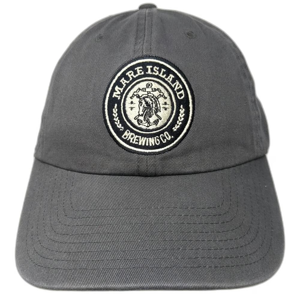 '47 Baseball Cap Gray One Size Mare Island Brewing Co Damn the Torpedoes Hat